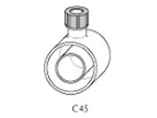 ジーエルサイエンス/スクリューキャップ付 短光円筒セル C45-UV-0.1/6210-14431