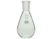 柴田科学/共通平底なす形フラスコ 15/25 50mL