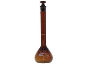 柴田科学/メスフラスコ(全量フラスコ・カスタムA)茶 50mL/026100-50
