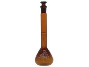 柴田科学/メスフラスコ(全量フラスコ・カスタムA)茶 25mL/026100-25