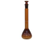 柴田科学/メスフラスコ(全量フラスコ・カスタムA)茶 20mL/026100-20