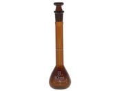 柴田科学/メスフラスコ(全量フラスコ・カスタムA)茶 10mL/026100-10