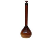 柴田科学/メスフラスコ(全量フラスコ・カスタムA)茶 250mL/026100-250