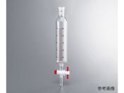 アズワン/円筒分液ロート(PTFEコック・目盛有・下部摺合無)60mL