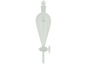柴田科学/分液ロート スキーブ形 ガラスコック付 300mL/014230-300