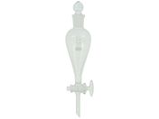 柴田科学/分液ロート スキーブ形 ガラスコック付 50mL/014230-50