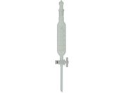 柴田科学/分液ロート 円筒形 PTFEコック付 目盛付 50mL/030250-50