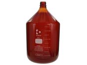 SCHOTT/DURAN/ねじ口びん(メジュームびん)茶褐色 びんのみ 10L/017210-100004