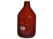 SCHOTT/DURAN/ねじ口びん(メジュームびん)茶褐色 びんのみ 2L/017210-200041