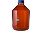 SCHOTT/DURAN/ねじ口びん 広口 茶褐色 青キャップ付 10L/017250-110000