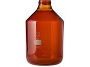 SCHOTT/DURAN/ねじ口びん 広口 茶褐色 びんのみ 10L/017250-1100005