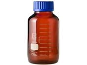 SCHOTT/DURAN/ねじ口びん 広口 茶褐色 青キャップ付 2L/017250-12000