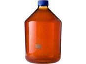 SCHOTT/DURAN/ねじ口びん 広口 茶褐色 青キャップ付 20L/017250-120000