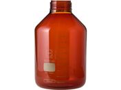 SCHOTT/DURAN/ねじ口びん 広口 茶褐色 びんのみ 5L/017250-150005