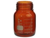 SCHOTT/DURAN/ねじ口びん 広口 茶褐色 びんのみ 500mL/017250-15005A