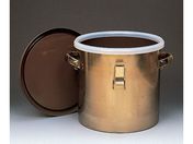 フロンケミカル/フッ素樹脂(PFA)コーティング密閉タンク 7L/0378-001