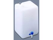ニッコー/レバーコック付瓶 正角缶(1ヶロ)20L/1052-02