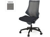 G)イトーキ/エフチェア メッシュ ハイバック 肘無 本体黒 ブラックT1T5