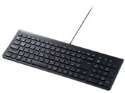 サンワサプライ/USB Type-Cスリムキーボードテンキー付/SKB-SL31CBK