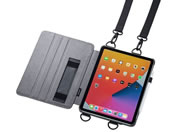 サンワサプライ/iPad Air 2020 スタンド機能付ショルダーベルトケース