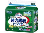 白十字/サルバ 強力吸収 テープ止め Mサイズ 12枚