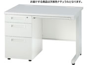 イノウエ/片袖机 3段左袖 W1000 ナチュラル×ホワイト/GSD-W107-3L