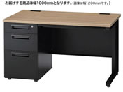 イノウエ/片袖机 3段左袖 W1000 フォレスト×ブラック/GSD-B107-3L