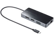 サンワサプライ/USB Type-Cドッキングステーション/USB-DKM2BK