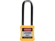 IFAM/ロックアウト用南京錠 スチール製シャックル ツル長 黄 0 44786