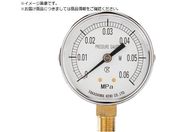 高島/一般圧力計 A枠立型・φ60 圧力レンジ0.0〜4MPa R1/4 1012140