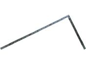 シンワ/曲尺 同厚併用 シルバー1尺5寸裏面50cm 名作赤数字入