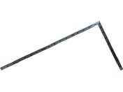 シンワ/曲尺 同厚併用 シルバー1尺6寸裏面50cm 名作赤数字入