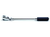 Ko-ken/Z-EAL 3/8” 9.5mm SQ. プッシュボタン式首振りラチェットハンドル ロング 全長280mm 3726ZB-280
