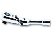 Ko-ken/Z-EAL 3/8” 9.5mm SQ. プッシュボタン式首振りラチェットハンドル ショート 全長120mm 3726ZSB