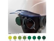 TOA BOJIN/ひさし有りヘルメット取付遮光めがね 383BL TBP2