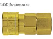 日東/真ちゅう製ハイカプラ おねじ取付用ソケット 相手側R1/2 1.5Mpa 00229 40SF BRASS NBR