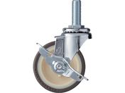 ハンマー/ねじ込み旋回式ウレタン車輪 ナイロンホイール 85mm ストッパー付 415EA-UR85