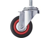 ハンマー/ねじ込み旋回式ゴム車輪 ナイロンホイール・ボールベアリング 75mm M12 4200MA-RB75