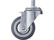 ハンマー/ねじ込み式キャスター 自在 車輪径75mm ウレタン車輪 ナイロンホイール・ベアリング 4200MA-KUB75