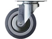 ハンマー/プレート式キャスター プレート式キャスター 自在 車輪径100mm ウレタン車輪 Mシリーズ 420M-KUB100