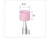 ナカニシ/軸付砥石 10本入 円筒型 φ13×10×軸φ6 WA #100 42818