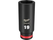 milwaukee/SHOCKWAVE IMPACT DUTY ディープインパクトソケット 3/8インチ 9.5mm 角 19mm 49-66-6161
