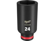 milwaukee/SHOCKWAVE IMPACT DUTY ディープインパクトソケット 3/8インチ 9.5mm 角 24mm 49-66-6165