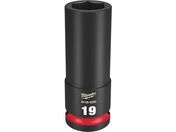 milwaukee/SHOCKWAVE IMPACT DUTY ディープインパクトソケット 1/2インチ 12.7mm 角 19mm 49-66-6280