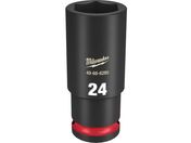milwaukee/SHOCKWAVE IMPACT DUTY ディープインパクトソケット 1/2インチ 12.7mm 角 24mm 49-66-6285