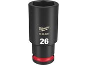 milwaukee/SHOCKWAVE IMPACT DUTY ディープインパクトソケット 1/2インチ 12.7mm 角 26mm 49-66-6287