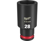 milwaukee/SHOCKWAVE IMPACT DUTY ディープインパクトソケット 1/2インチ 12.7mm 角 28mm 49-66-6289