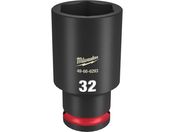 milwaukee/SHOCKWAVE IMPACT DUTY ディープインパクトソケット 1/2インチ 12.7mm 角 32mm 49-66-6293