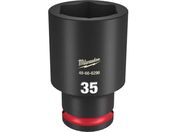 milwaukee/SHOCKWAVE IMPACT DUTY ディープインパクトソケット 1/2インチ 12.7mm 角 35mm 49-66-6296