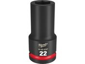 milwaukee/SHOCKWAVE IMPACT DUTY ディープインパクトソケット 3/4インチ 19mm 角 22mm 49-66-6397